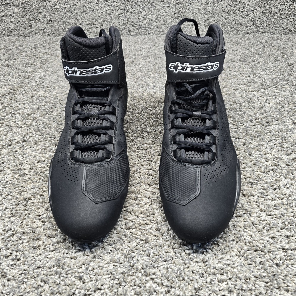 Alpinestars Sektor Vented Motorcycle Shoes Size US 13 Black